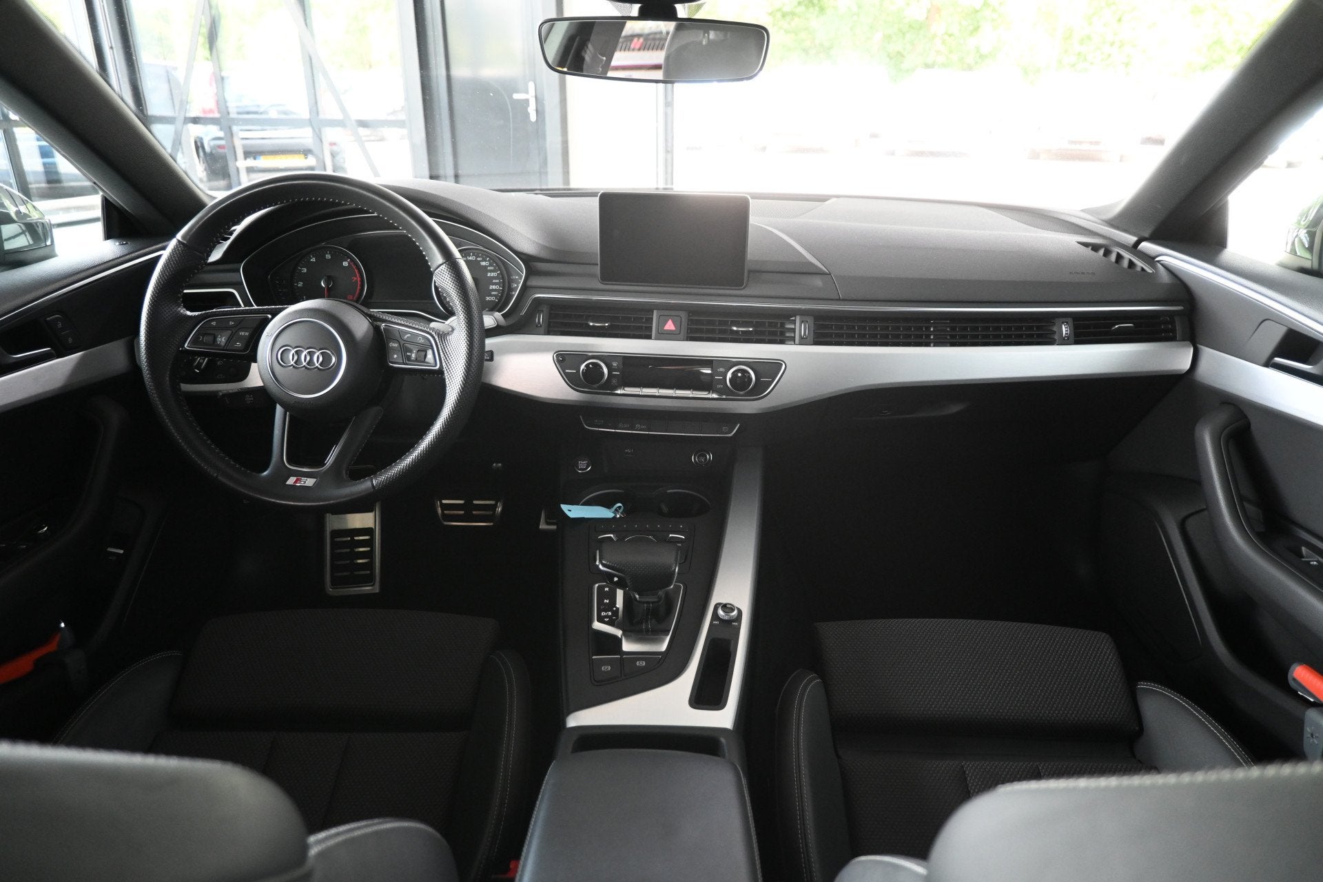 Audi A5 Sportback 40 TFSI Automaat Sport S-line Edition Clim, Gebruikt, Leder en Stof, Origineel Nederlands, Bedrijf