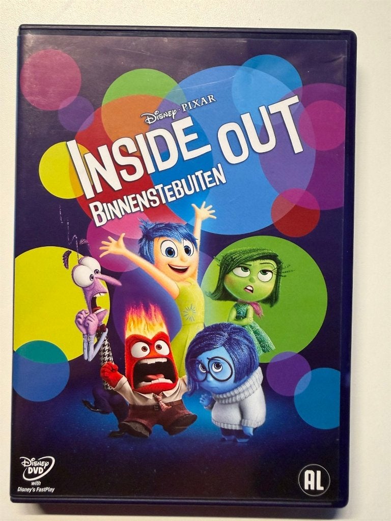 Binnenstebuiten (2015) DVD | Actie 5=4, Vanaf 6 jaar, Ophalen of Verzenden, Zo goed als nieuw, Amerikaans