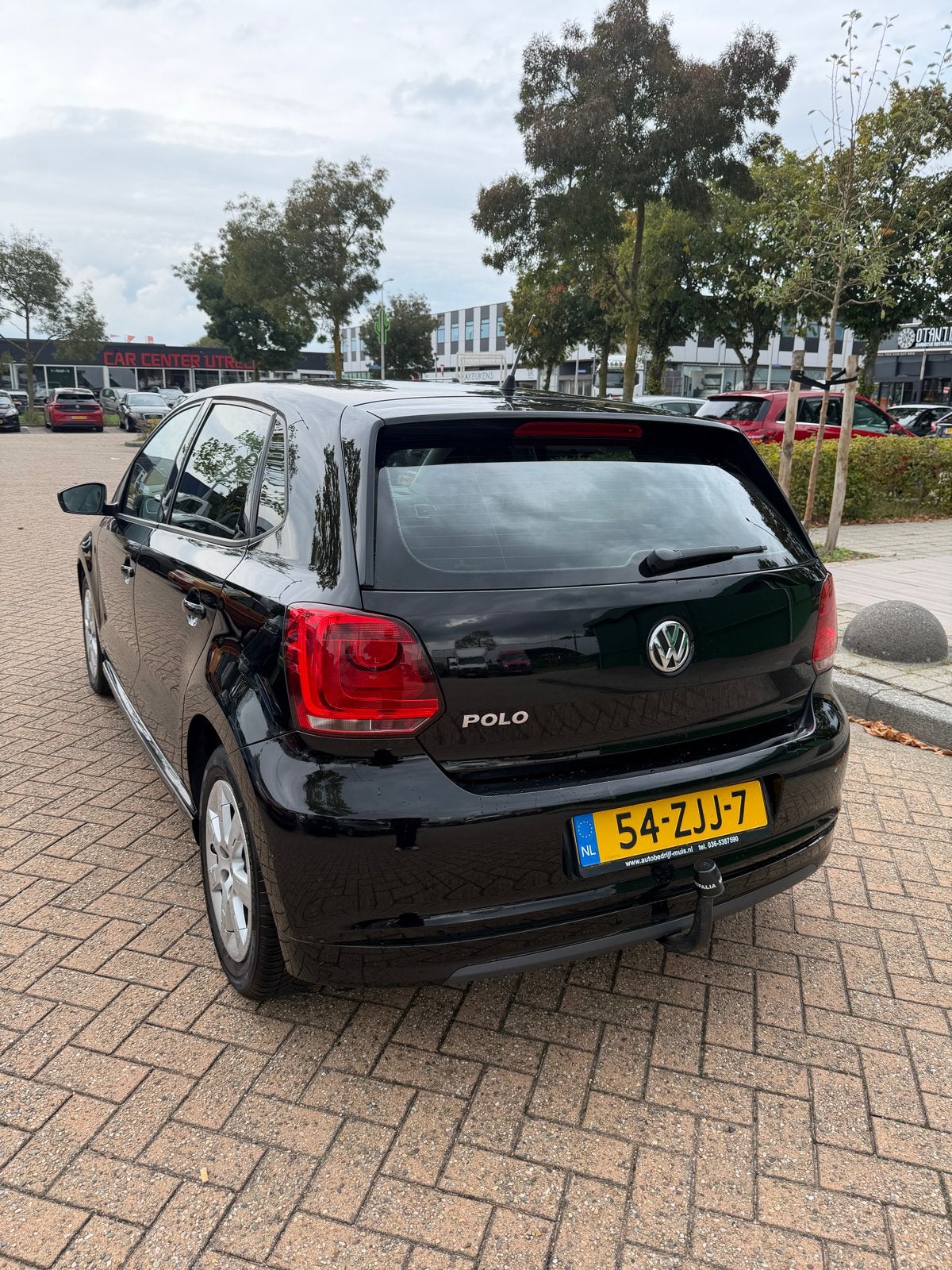 Volkswagen Polo 1.2 TDI 55KW BM 2012 Zwart, Auto's, Voorwielaandrijving, 74 pk, 1199 cc, 96 €/maand