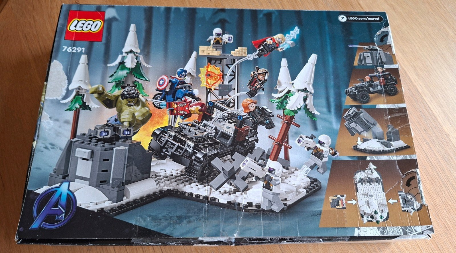 Complete lego set Marvel 76291, Kinderen en Baby's, Speelgoed | Duplo en Lego, Marvel, Lego, Ophalen of Verzenden, Zo goed als nieuw