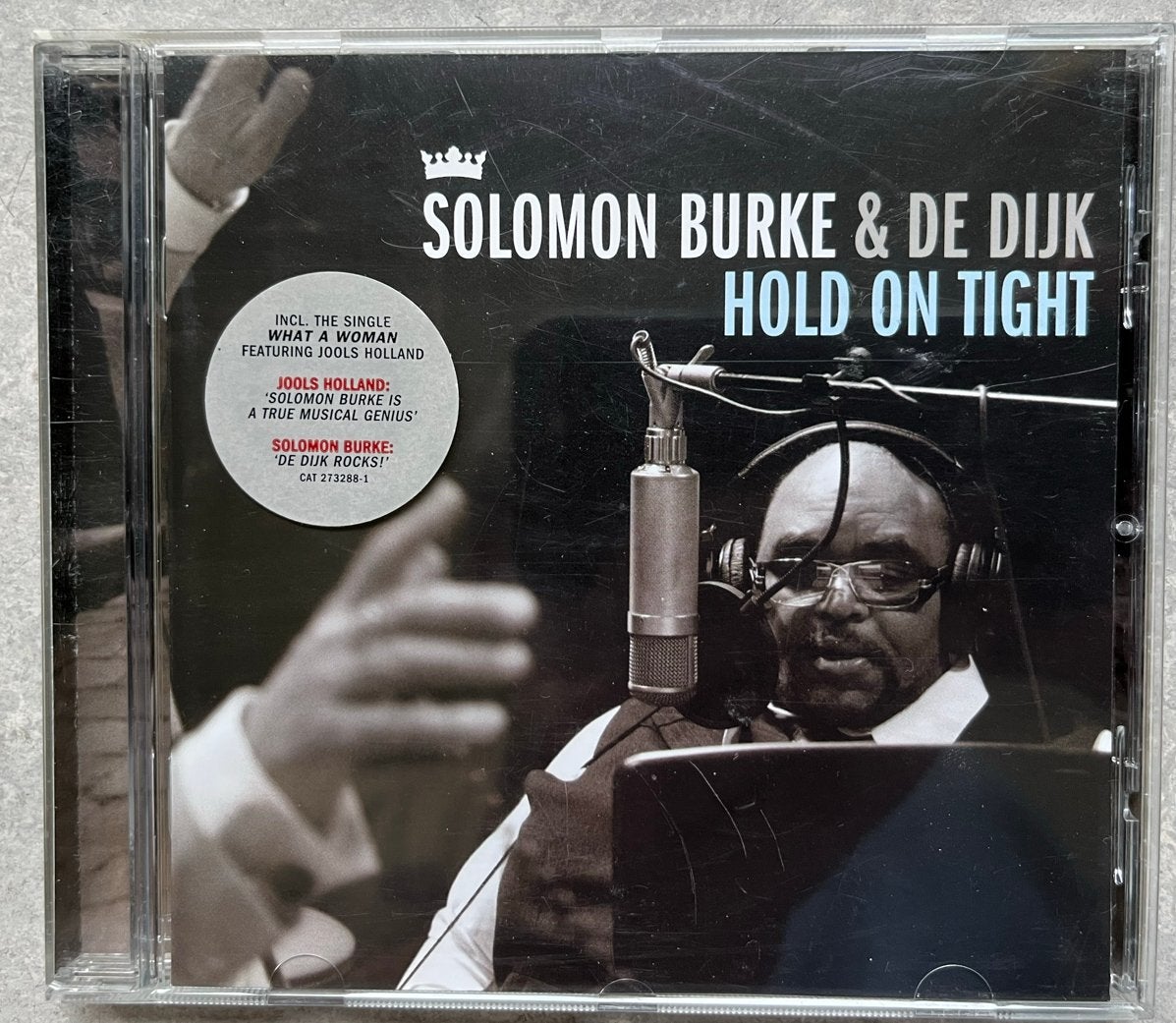Solomon Burke & De Dijk - Hold On Tight (CD Soul/Blues), Ophalen of Verzenden, Zo goed als nieuw, Inclusief boekje, Soul