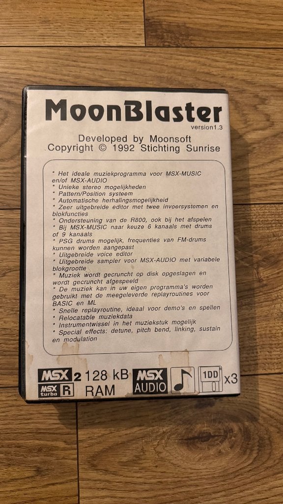 MSX 2 - MoonBlaster (Moonsoft), Ophalen of Verzenden