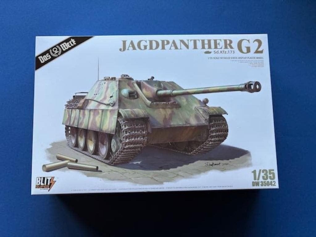 DasWerk	dw35042	Jagdpanther G2 Sd.Kfz. 173	1/35, Overige merken, Tank, Verzenden, 1:32 tot 1:50