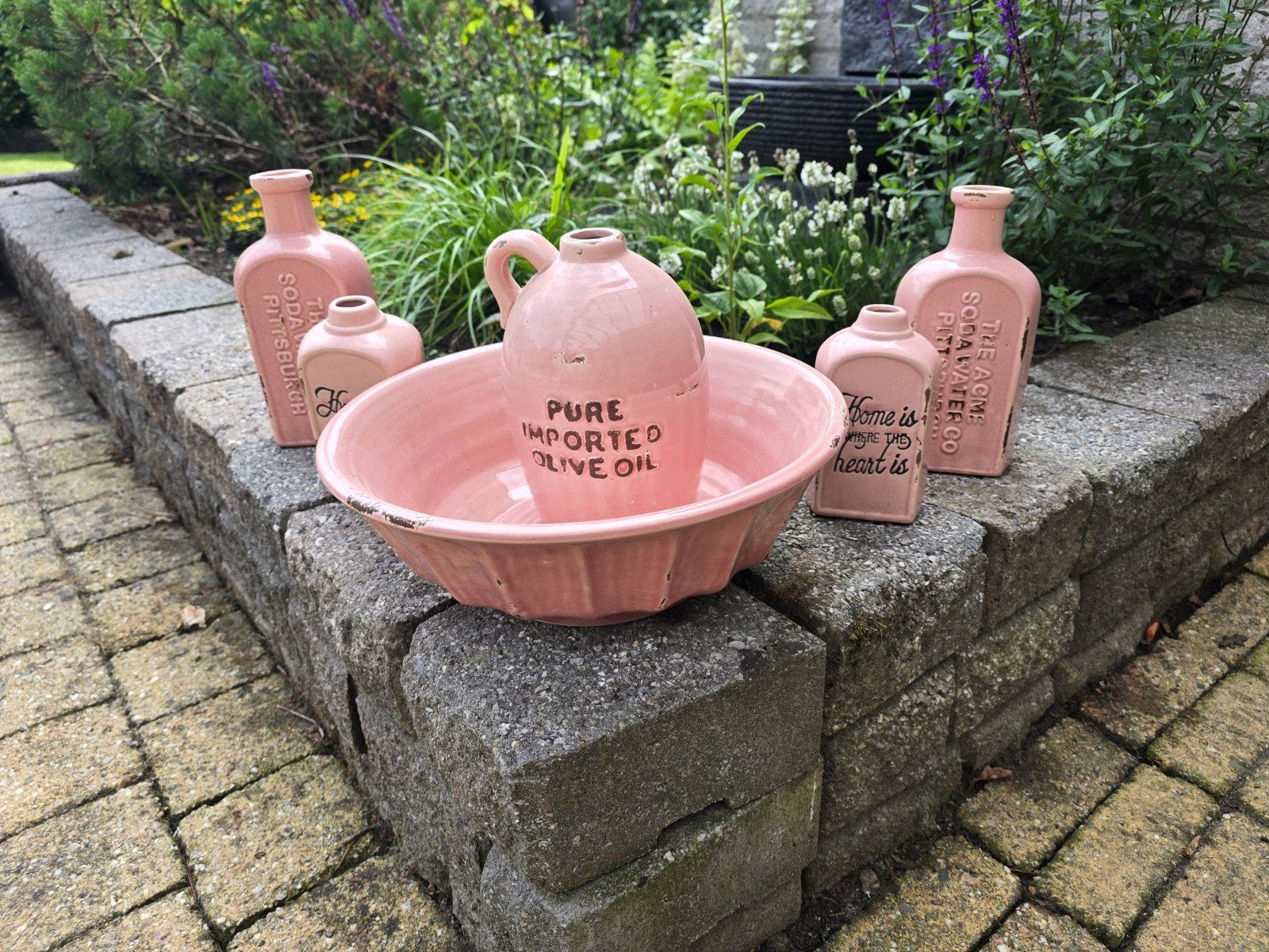 Roze accessoires, Ophalen