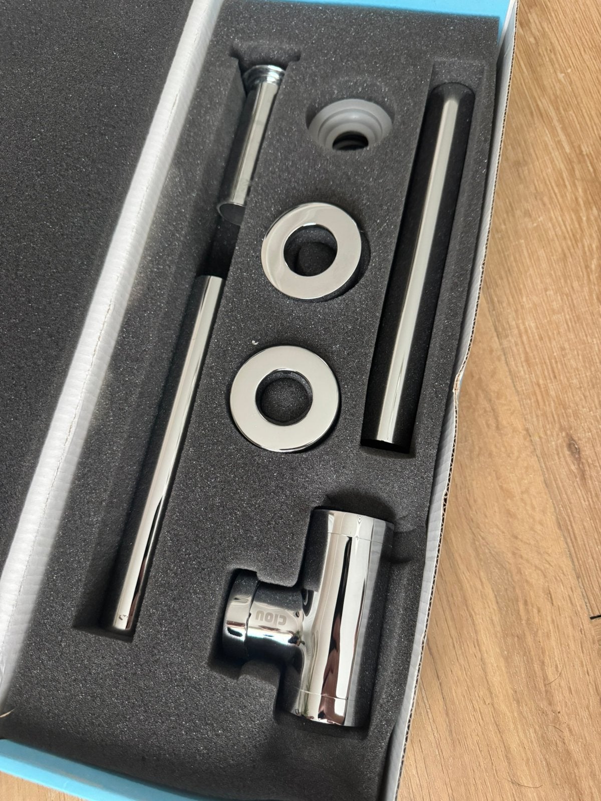 Clou Mini Suk designsifon chroom (CL/06.53011.29), Ophalen of Verzenden, Zo goed als nieuw, Chroom
