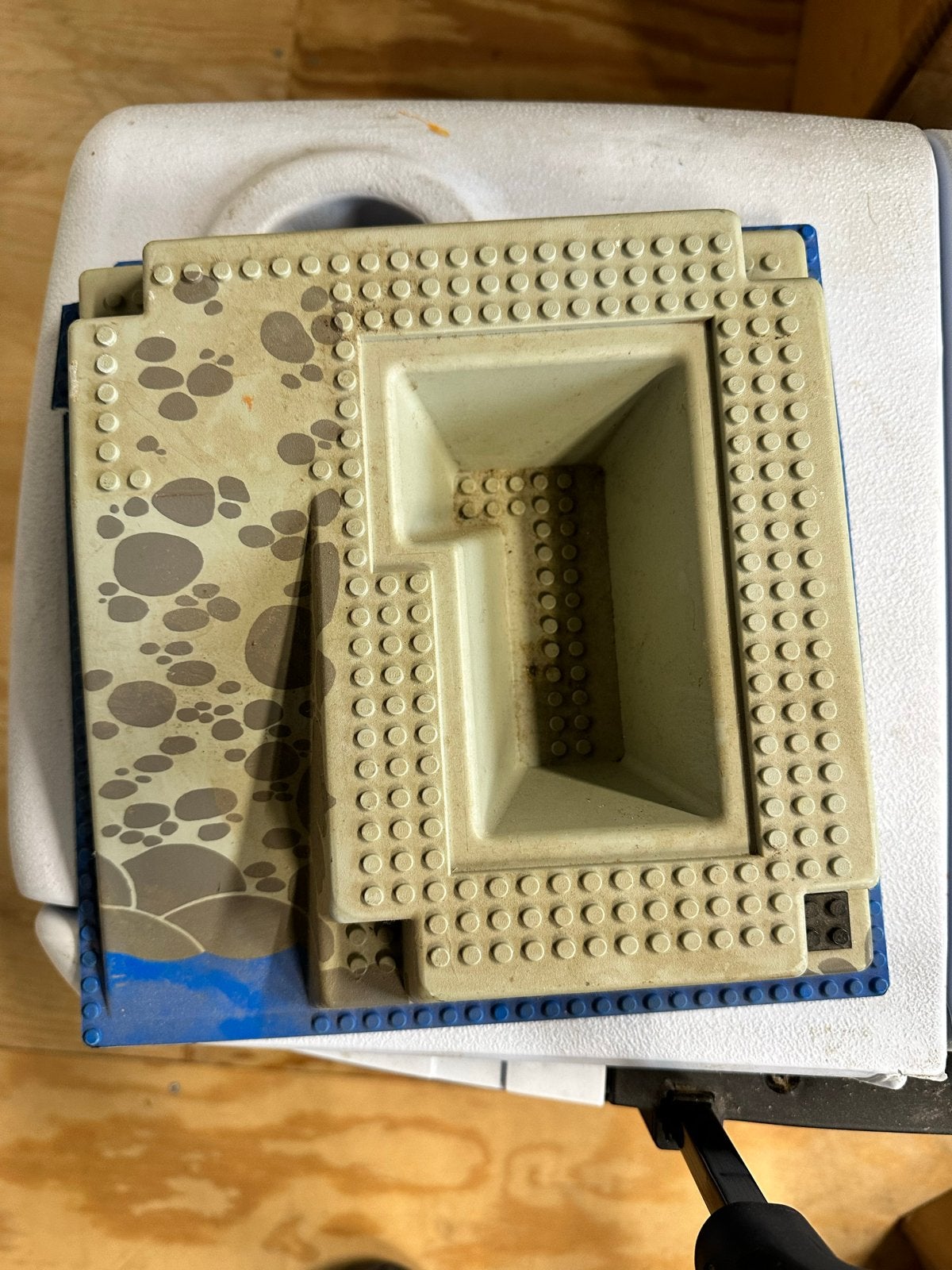 LEGO Piraten Grondplaat 2552px3 - Eldorado Fortress/Imperial, Ophalen of Verzenden, Gebruikt