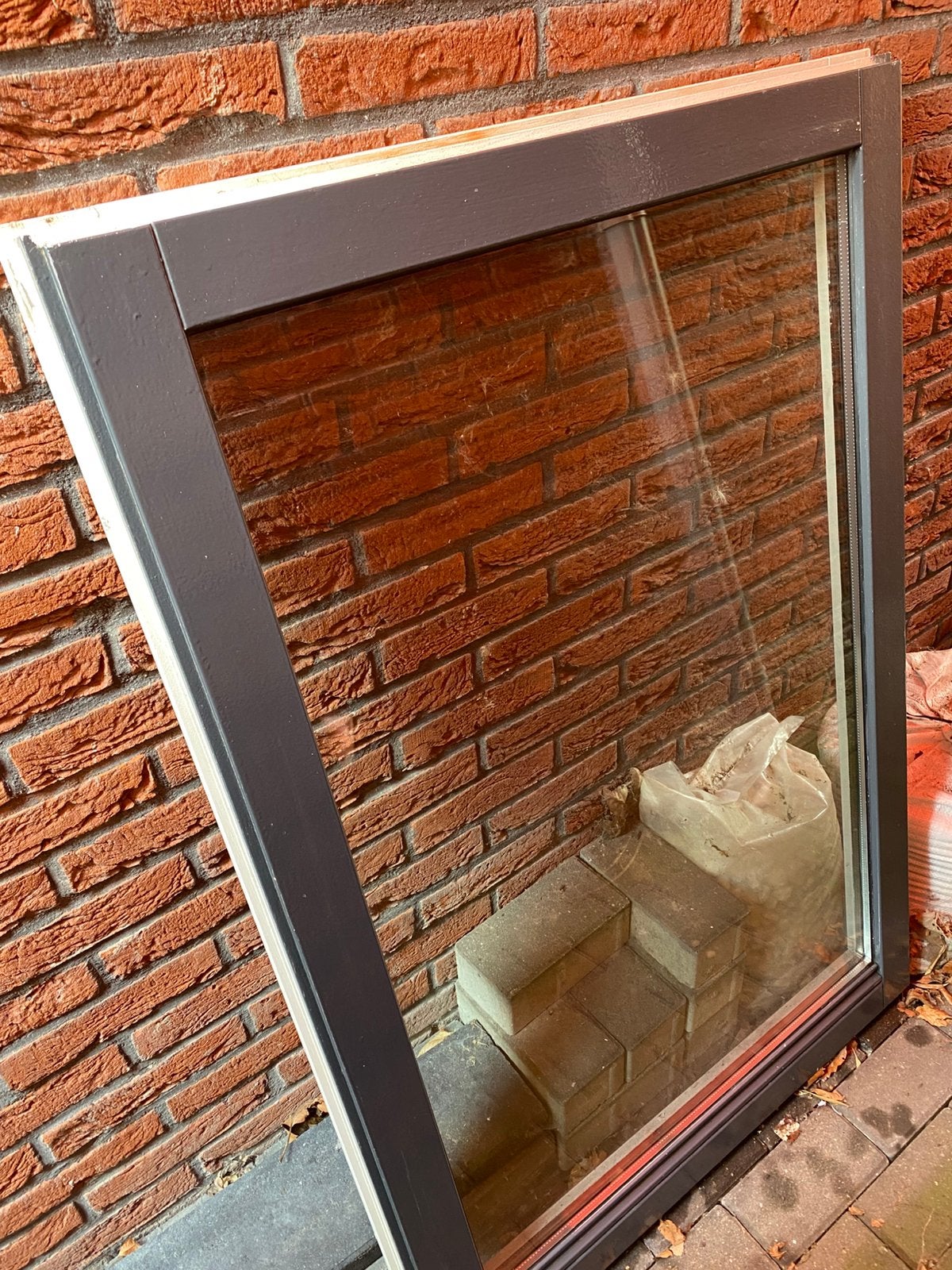 Kozijn voor hobbykas thermopane 84 x 1,24, Ophalen, Glas, Zo goed als nieuw, Overige materialen