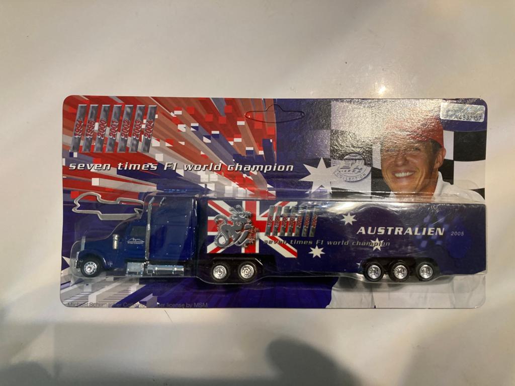 Michael Schumacher truck australian 2005, Ophalen of Verzenden, Nieuw, Formule 1