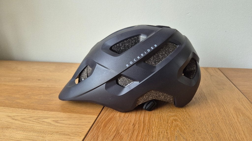 Rockrider fietshelm MTB helm 55-59 cm Maat M mtb expl 100, Fietsen en Brommers, Fietsaccessoires | Fietshelmen, M, Ophalen of Verzenden