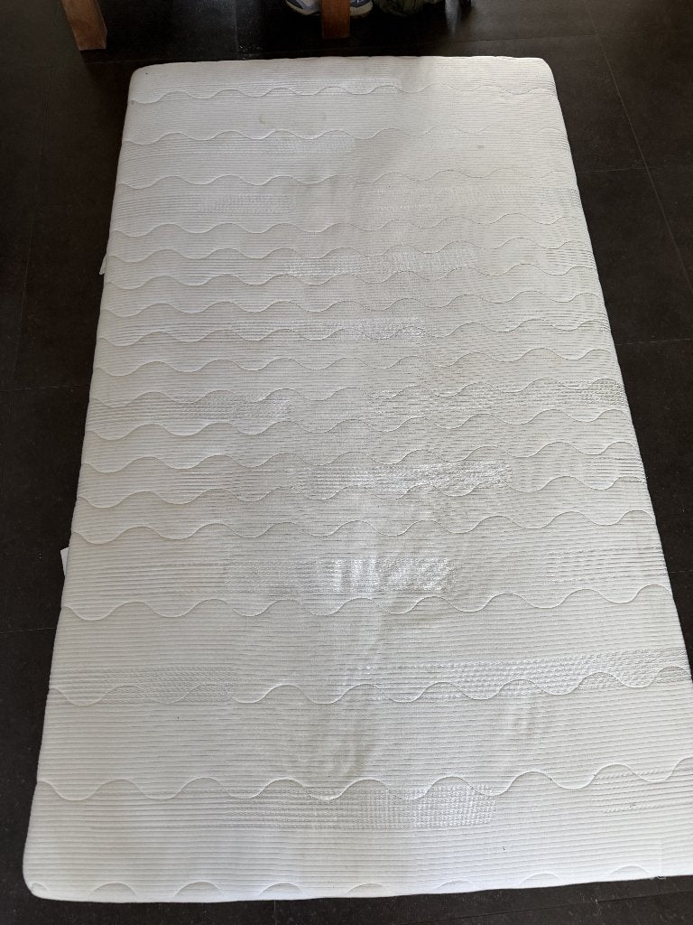gratis Silver Pocket Foam Matras - Zgan - 120x200., Ophalen, Zo goed als nieuw, Twijfelaar, 200 cm