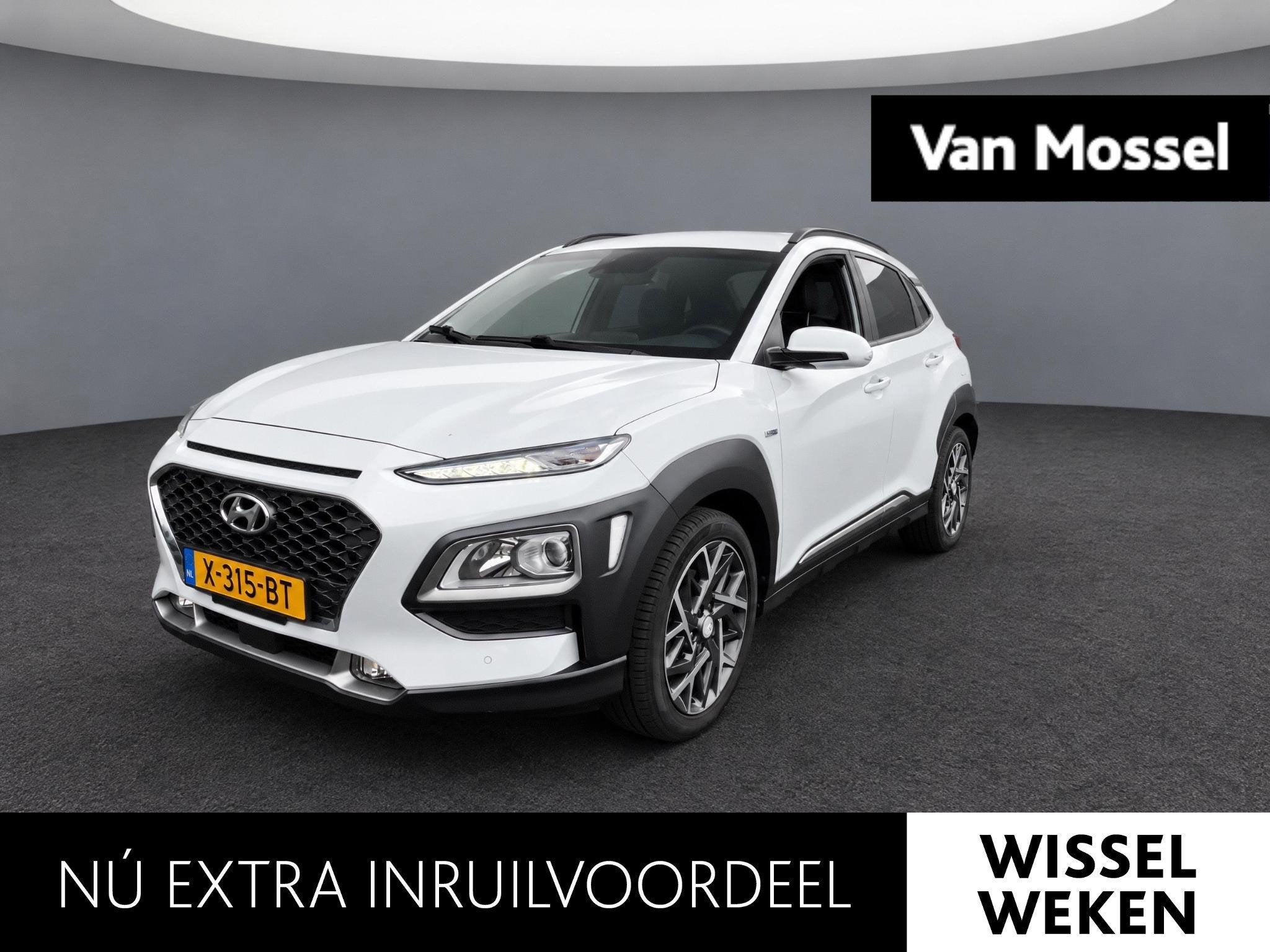 Hyundai Kona 1.6 GDI HEV Comfort | 1Ste Eigenaar | Apple Car, Auto's, 12 maanden, Stof, Gebruikt, Euro 6