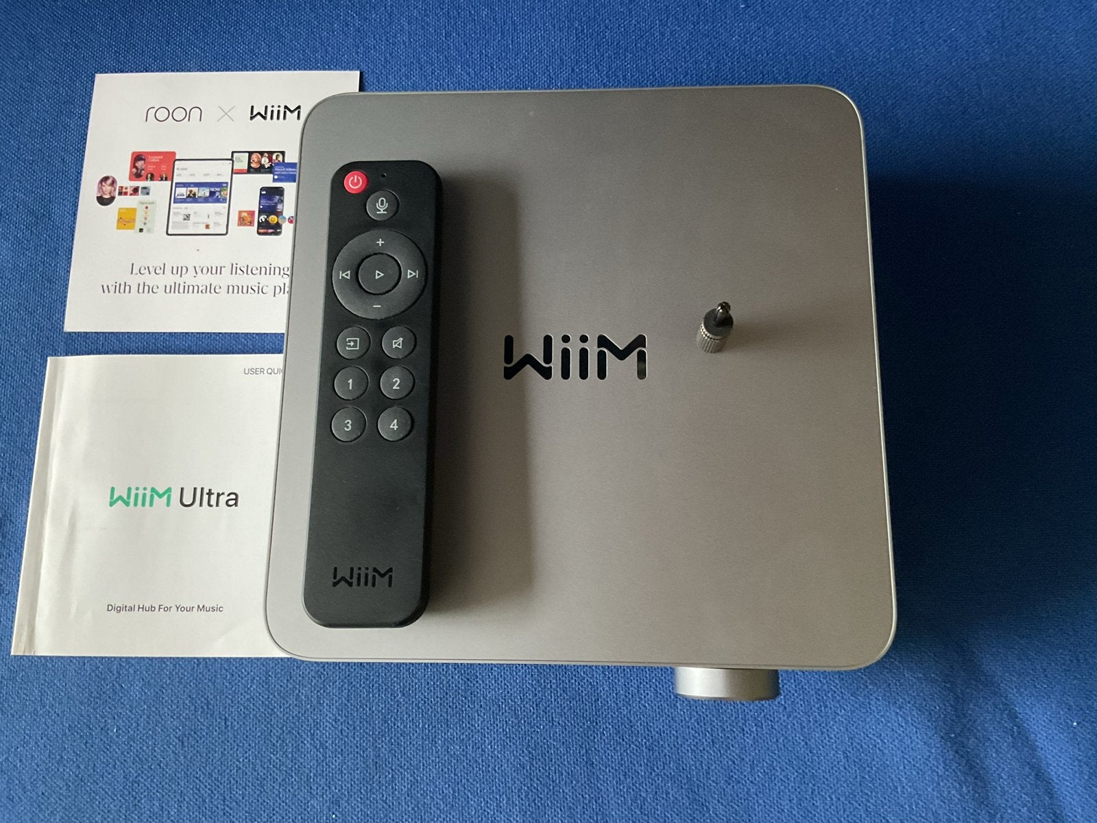 WiiM muziekstreamer - Nieuwstaat, compleet met handleiding, Ophalen, Zo goed als nieuw, HDMI