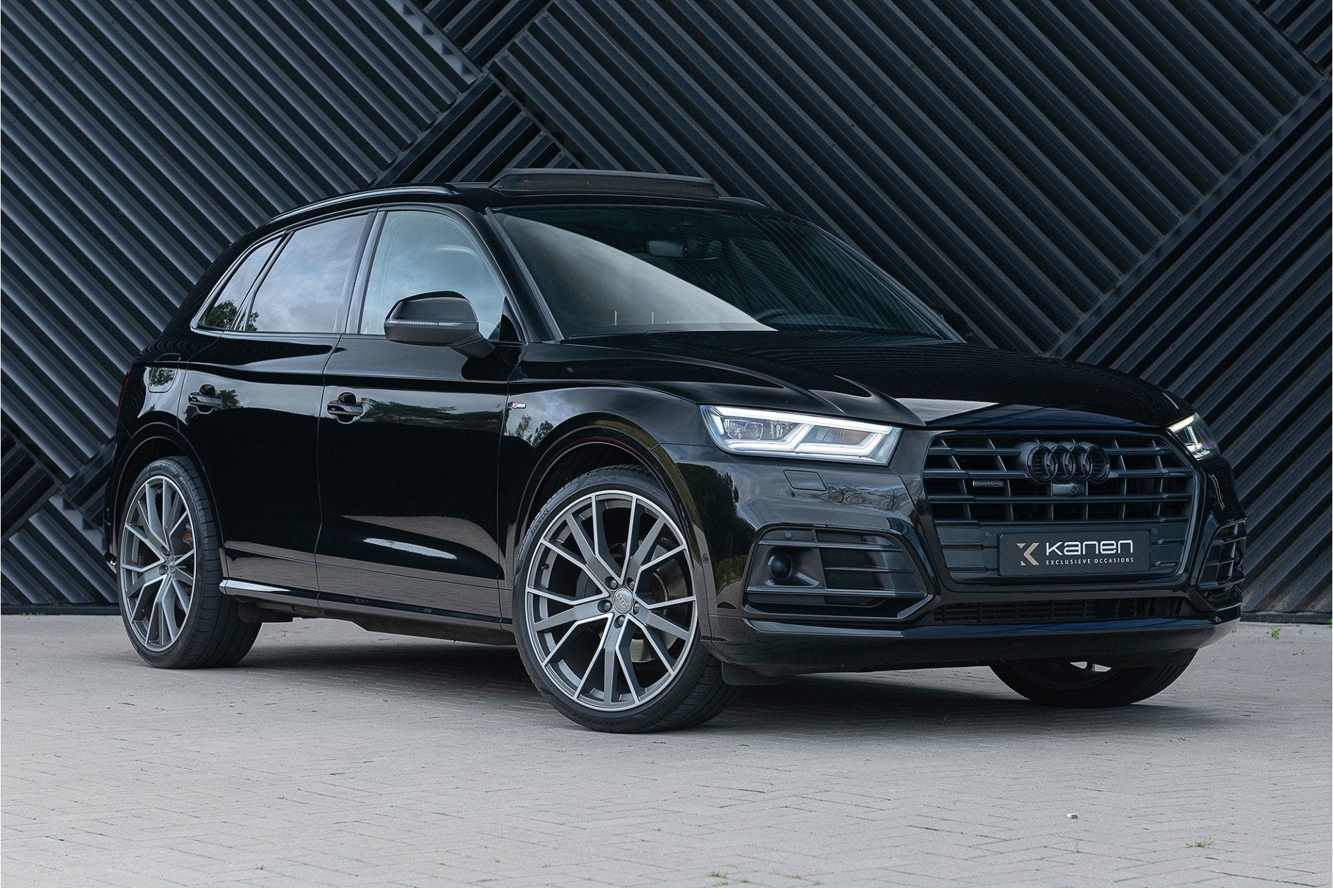 Audi Q5 2.0 TFSI quattro S-line S-sporstoelen Luchtv. ACC Pa, Auto's, Audi, Automaat, 12 maanden, Gebruikt, 4 cilinders