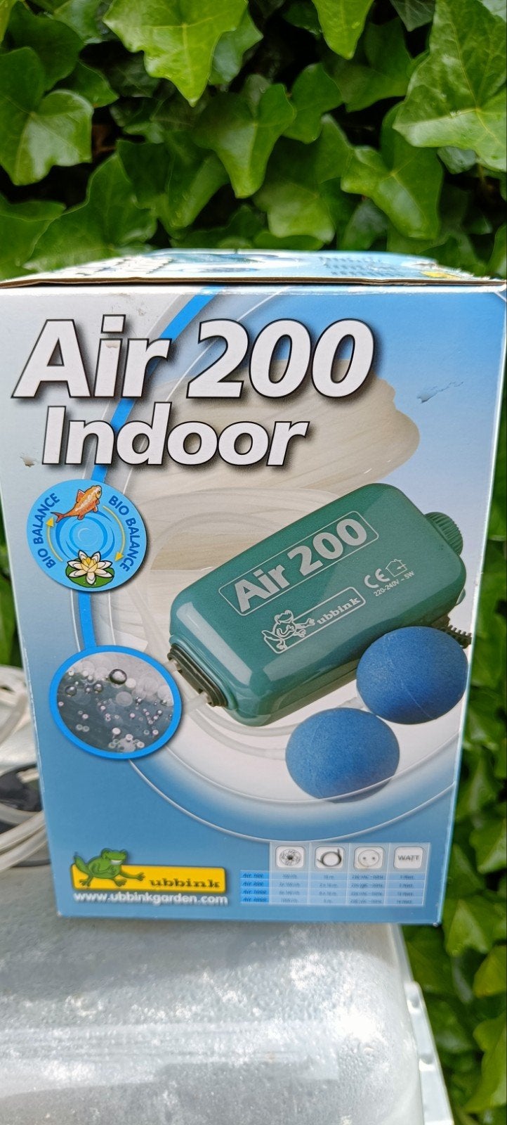 Ubbink Air 200 beluchtingspompje, Ophalen
