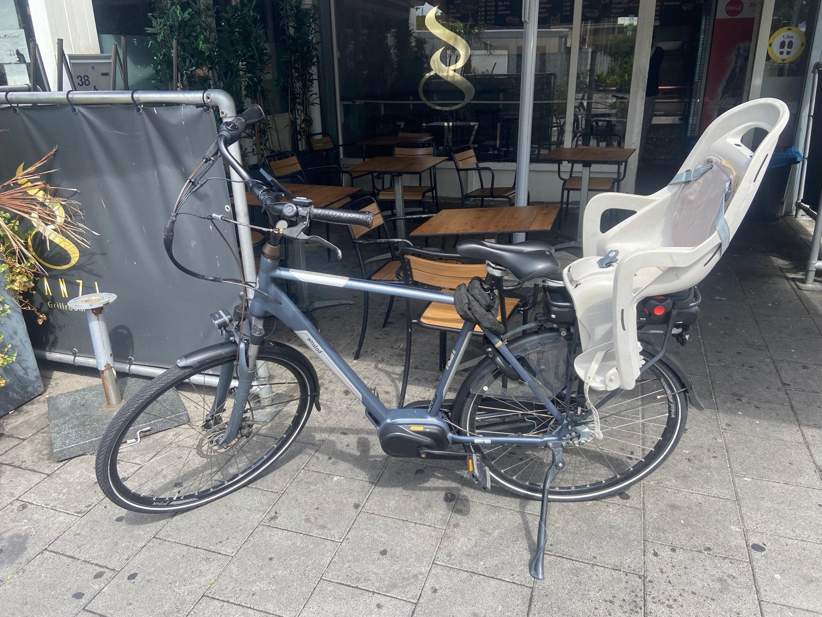 Amslod Hilston LX 58CM 7 speed elektrische fiets, Overige merken, Gebruikt, Ophalen of Verzenden, 50 km per accu of meer