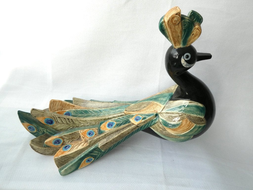 Goebel Porselein Vogel: Pauw, Verzamelen, Ophalen of Verzenden, Gebruikt, Dier