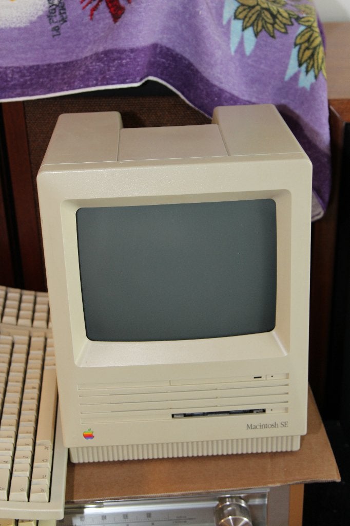 apple mcintosh se vintage computer + 2x keyboard, Ophalen, Apple