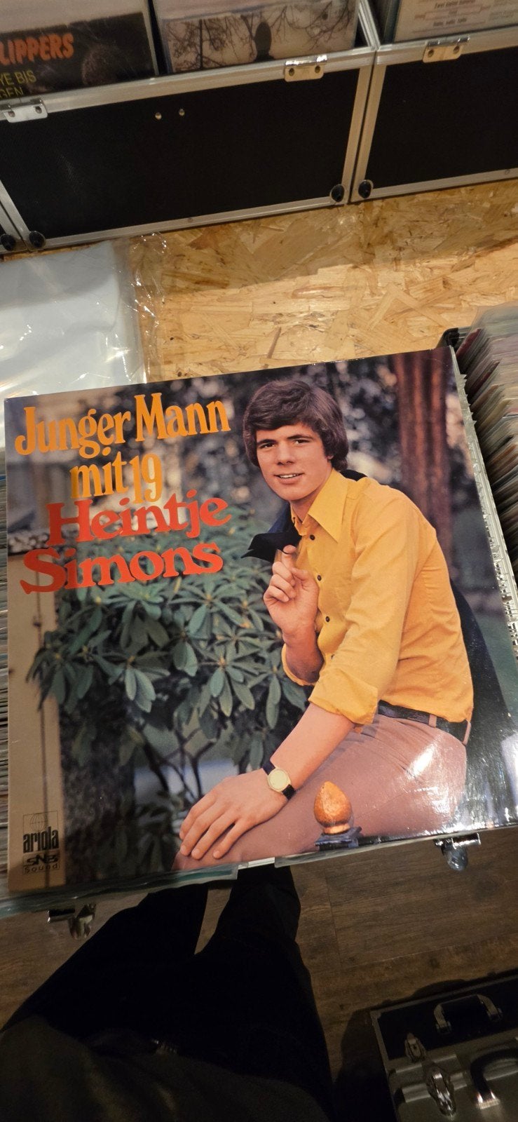 LP: Hansi Simons - Junger Mann mit 19 (Ariola), Ophalen, Gebruikt, 12 inch, Pop