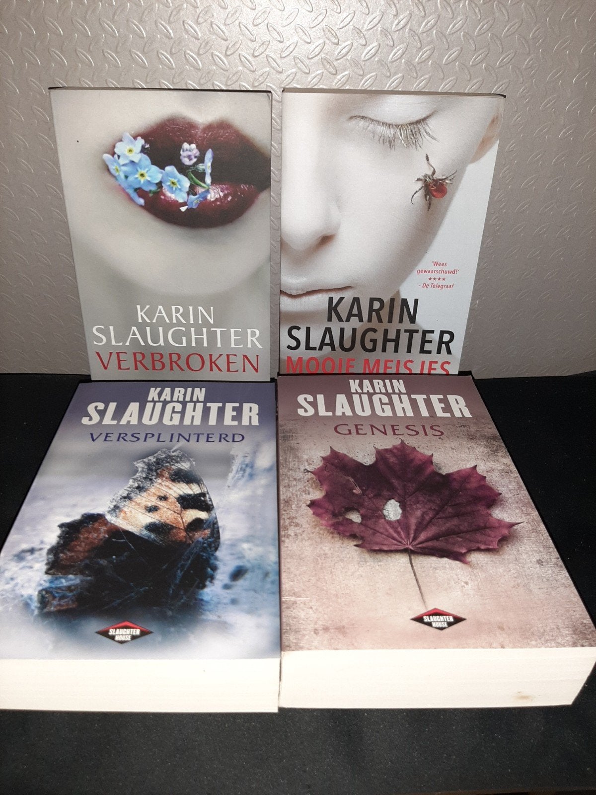 Karin Slaughter Boeken Mooie Meisjes, Verbroken, Genesis, Ve, Ophalen of Verzenden, Zo goed als nieuw, Karin Slaughter, Nederland