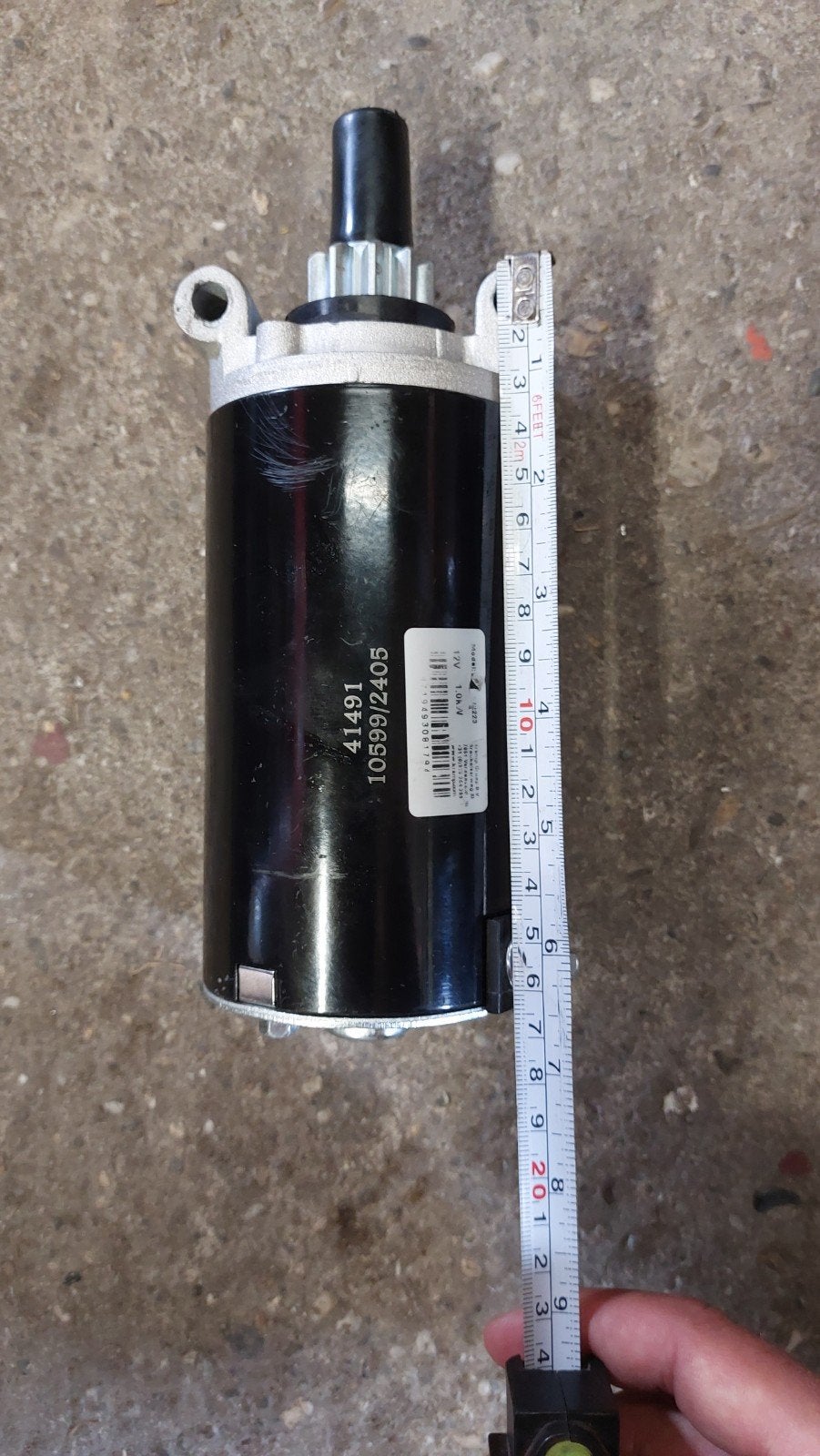 Startmotor 12V 1.0KW voor Zitmaaier - Nieuw, Ophalen of Verzenden, Nieuw, Kramp, Elektrische starter