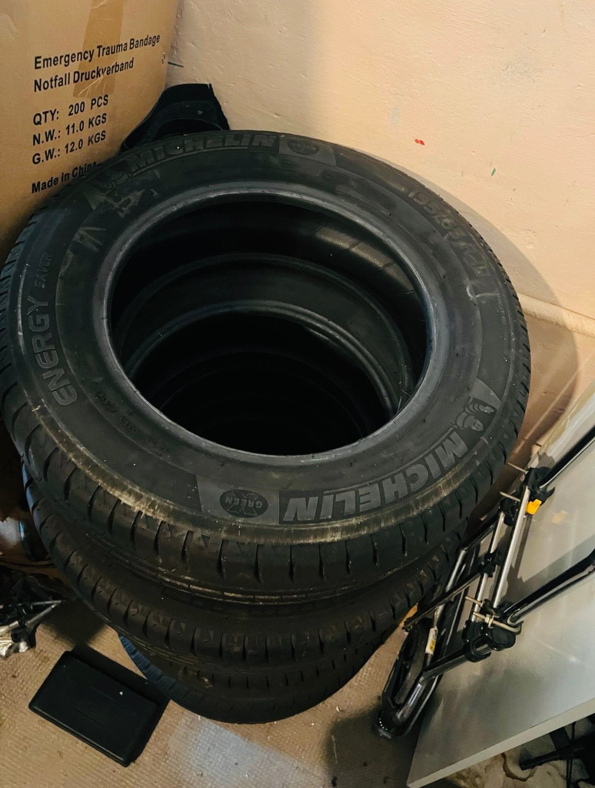 Michelin banden, Ophalen, Gebruikt