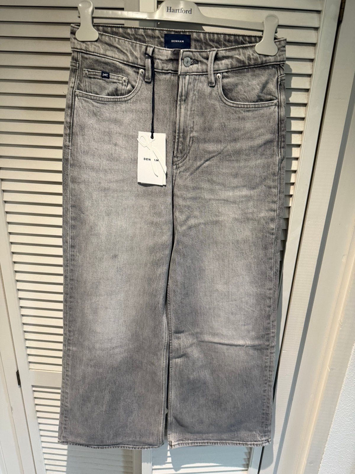 Nieuwe Denham Miku wide leg 29-30, Kleding | Dames, Spijkerbroeken en Jeans, Verzenden, Nieuw, Grijs, W28 - W29 (confectie 36)
