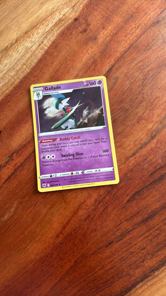 Gallade 062/189 Holo, Verzenden, Zo goed als nieuw, Losse kaart