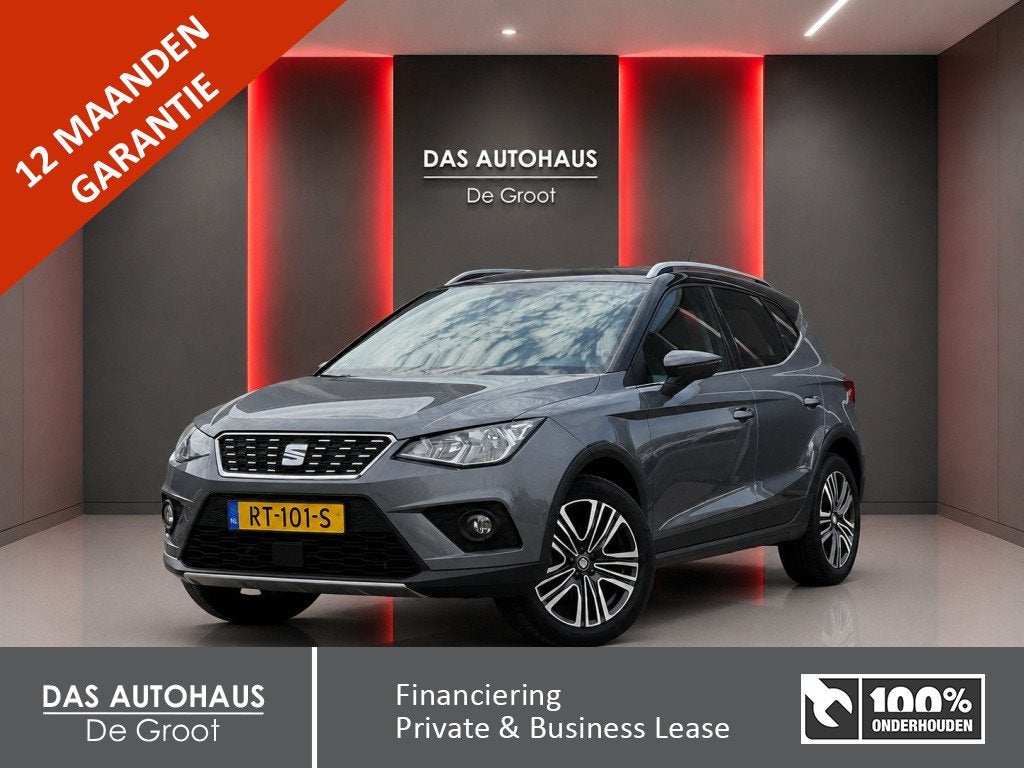 Seat Arona 1.0TSI 95pk Xcellence | NL auto | Camera | Navi |, Auto's, Keurmerk '100% Onderhouden', Stof, Gebruikt, 95 pk