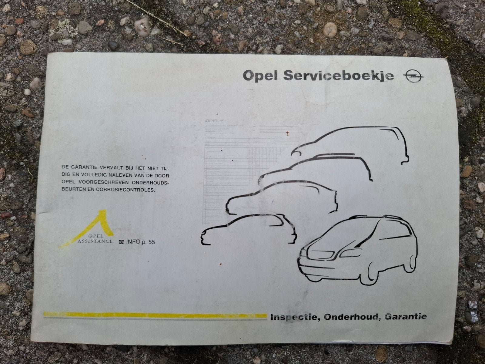Serviceboekje Opel, Ophalen of Verzenden