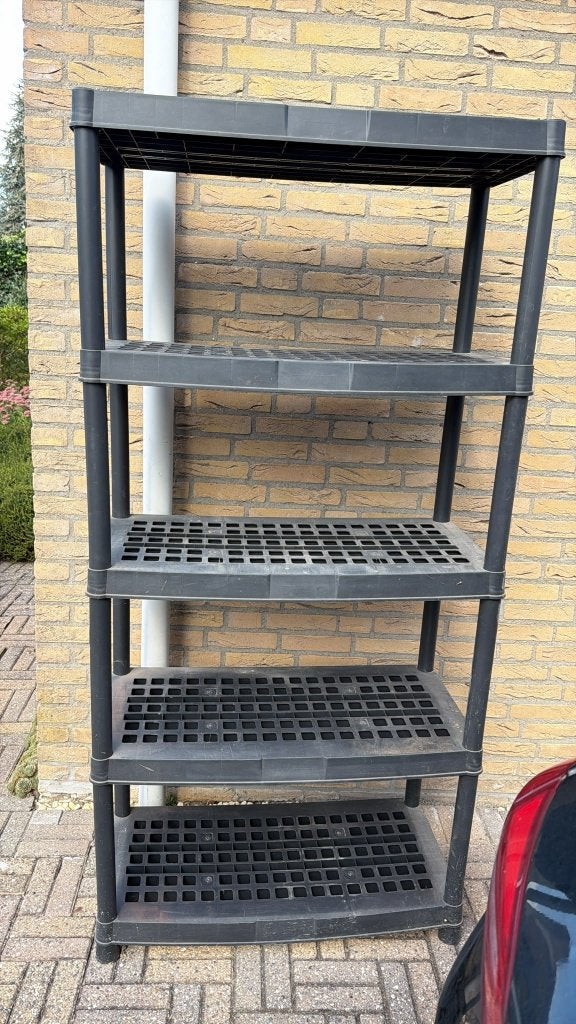 Opbergrek van plastic, Ophalen, Gebruikt