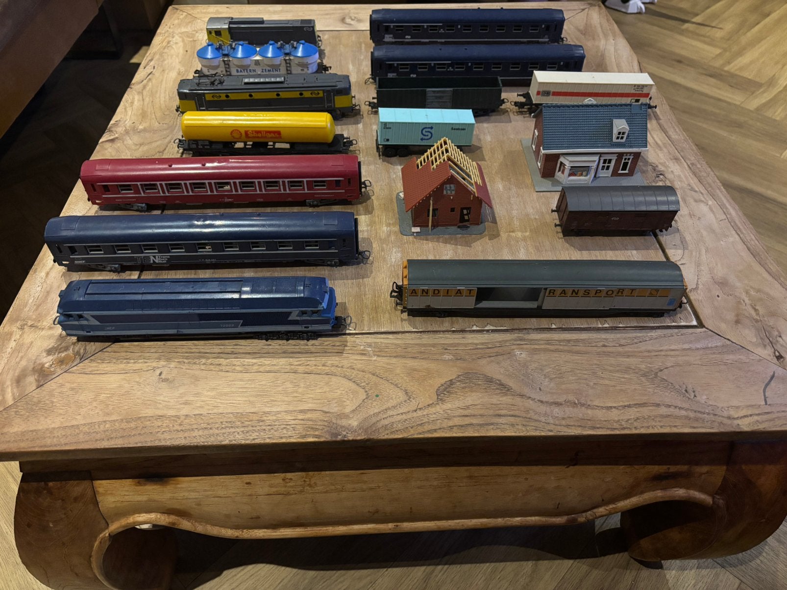 Wagonnetjes en treintjes voor h0 spoor, Overige merken, Verzenden, Gelijkstroom of Wisselstroom, Gebruikt