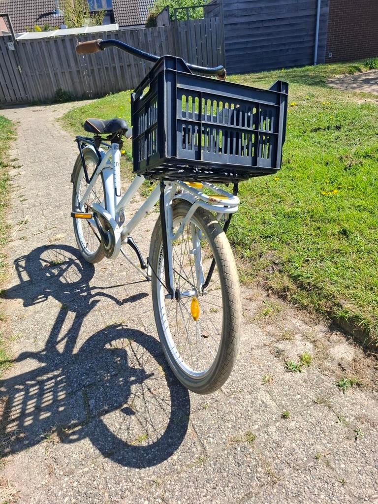Batavus opoefiets 24inch voorrek en verlichting, Ophalen of Verzenden, Gebruikt, Terugtraprem