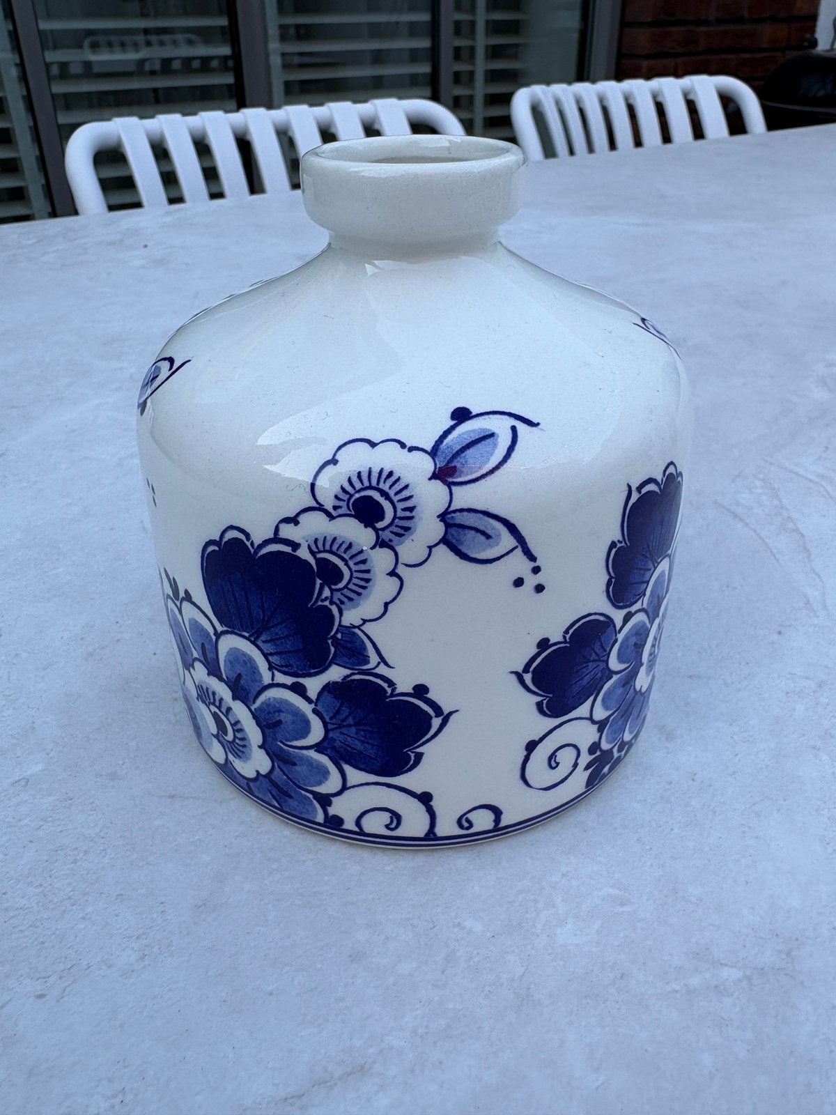 Delfts blauw vaasje, Antiek en Kunst, Ophalen