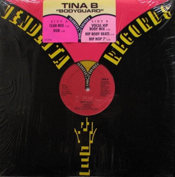 Tina B – Bodyguard 1988 funk/electro 12" maxi, Gebruikt, Originele persing, Ophalen of Verzenden, EP