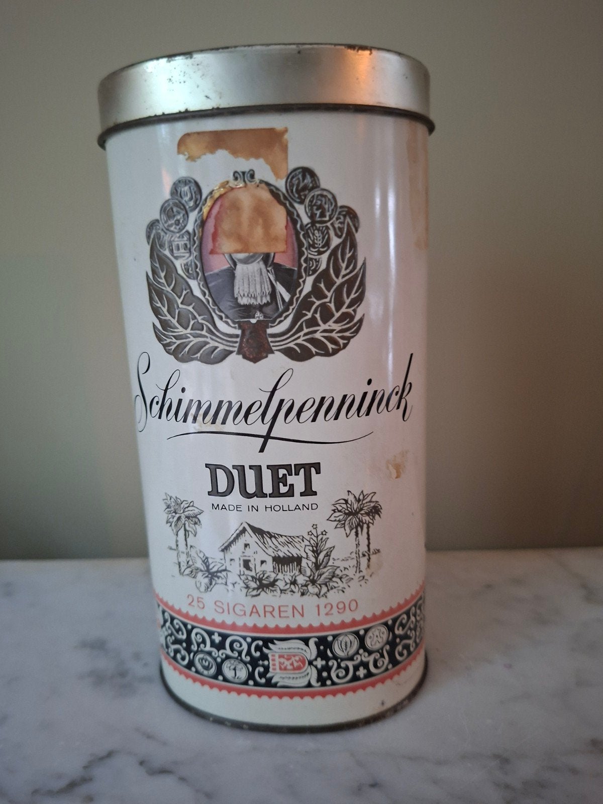 Vintage Schimmelpenninck Duet Sigaren Blik - Made in Holland, Verzamelen, Blikken, Ophalen of Verzenden, Gebruikt, Overige, Overige merken