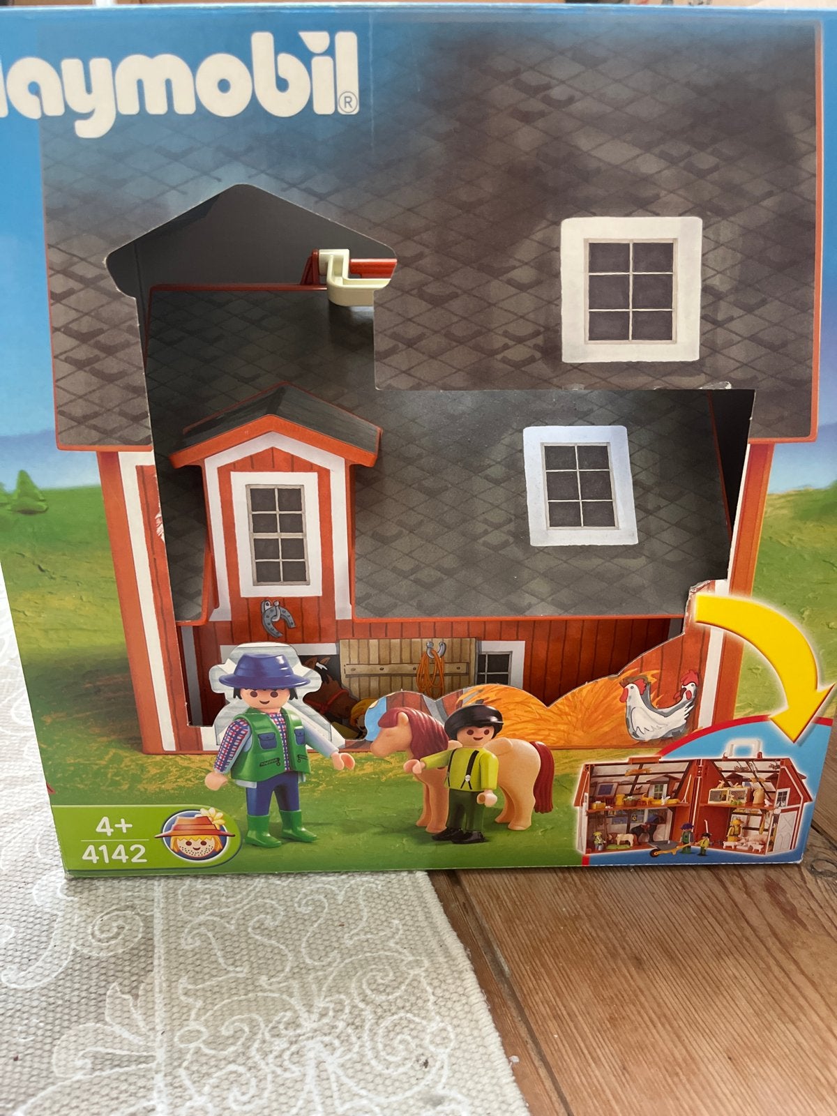 Complete Playmobil Kinderboerderij 4142, Ophalen, Gebruikt, Gebouw, Complete set