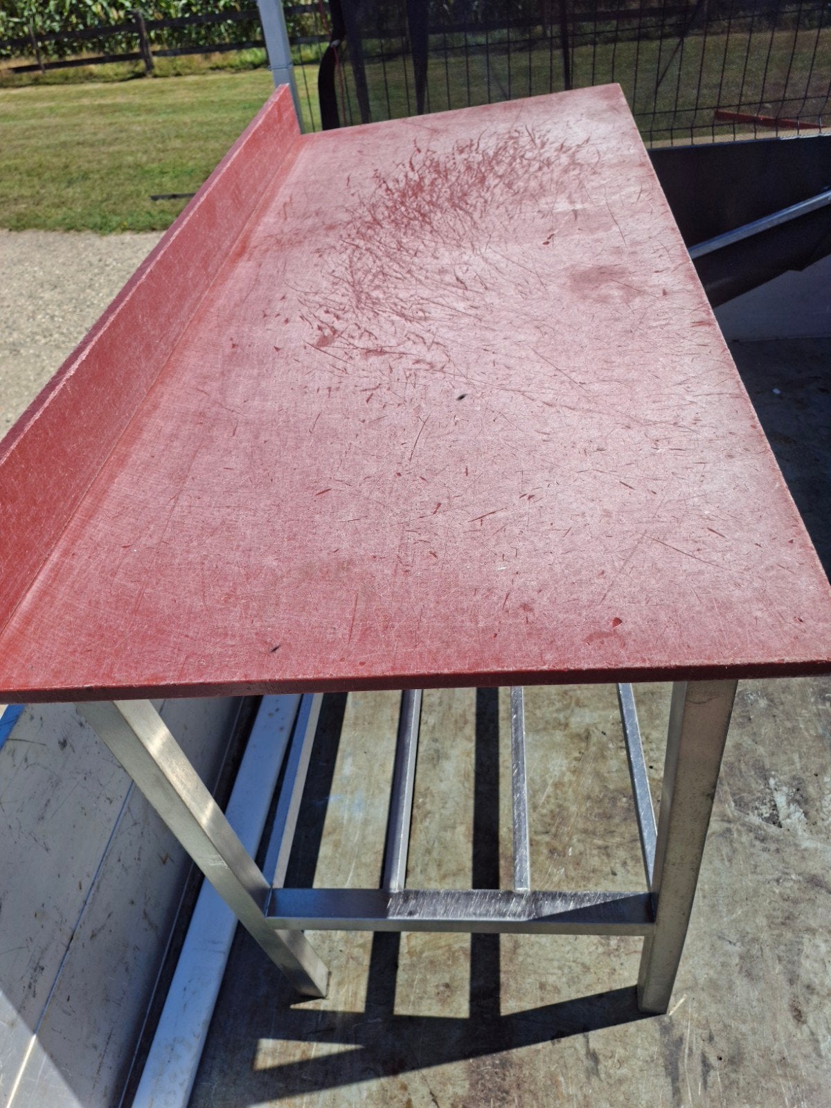 2x RVS Slagers Snijtafel Werktafel 200x70 cm - Marge Factuur, Ophalen of Verzenden, A, A, A