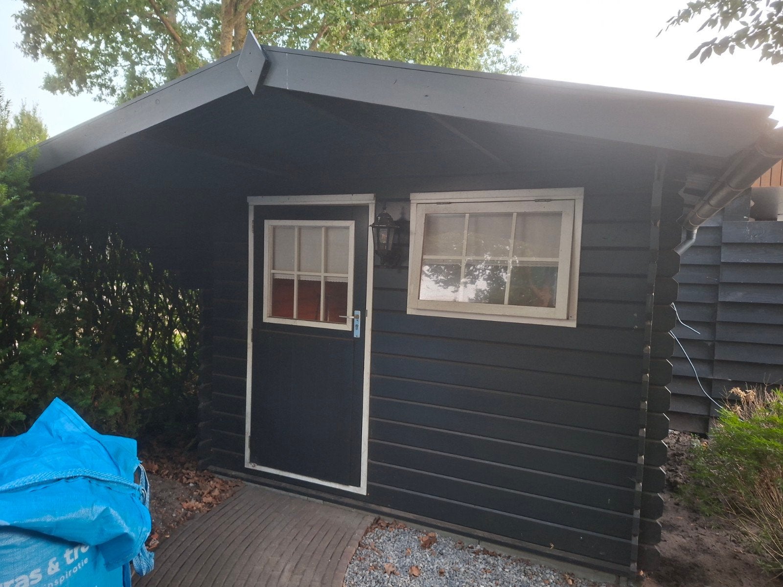 Mooie blokhut, tuinhuis Te Koop, Tuin en Terras, 250 tot 500 cm, Schuur, Ophalen of Verzenden, 1 raam