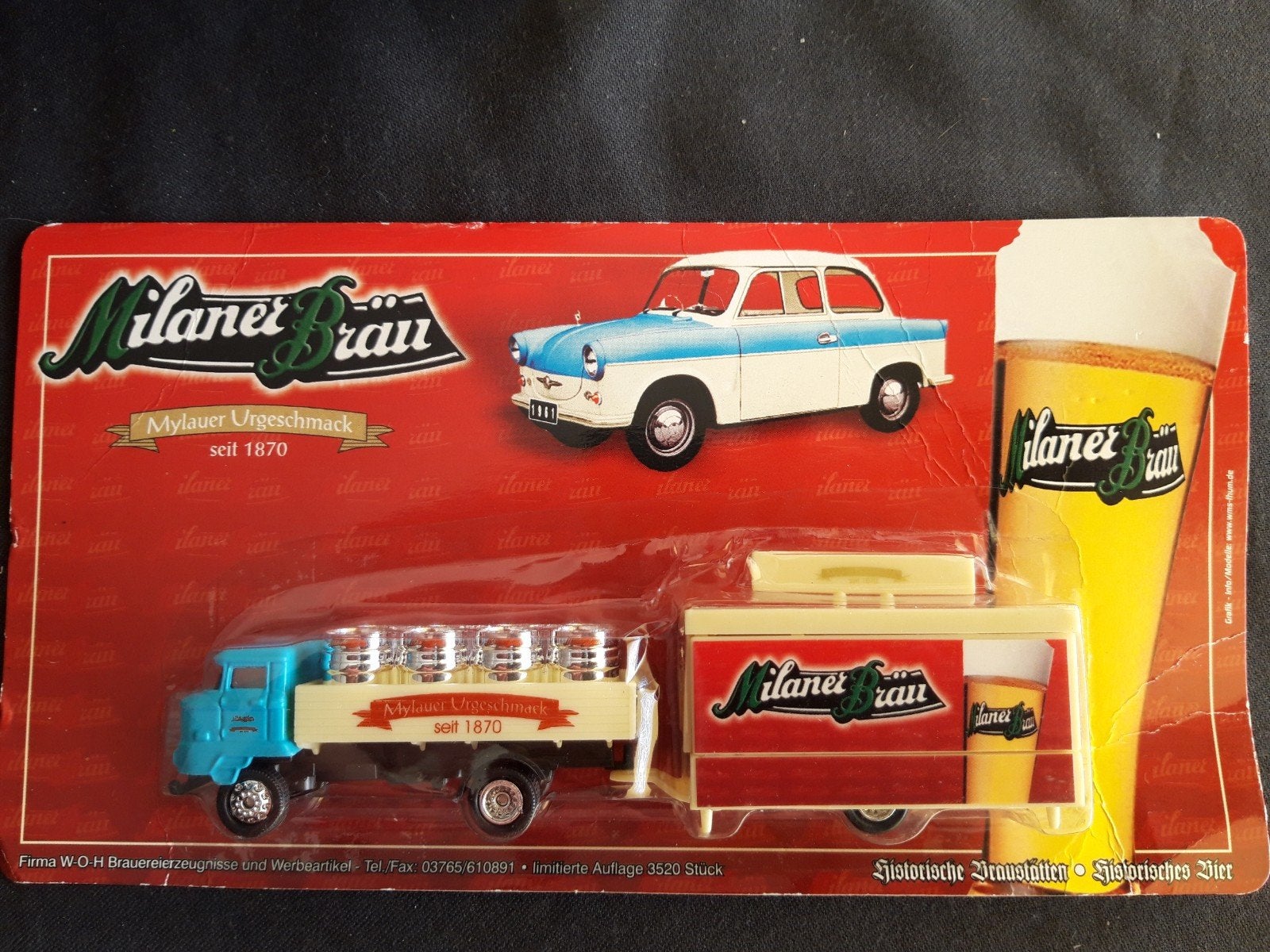 IFA W50 ( DDR) Milaner Bräu - met fust en biertapwagen, Ophalen of Verzenden, Nieuw, Bus of Vrachtwagen, Overige merken