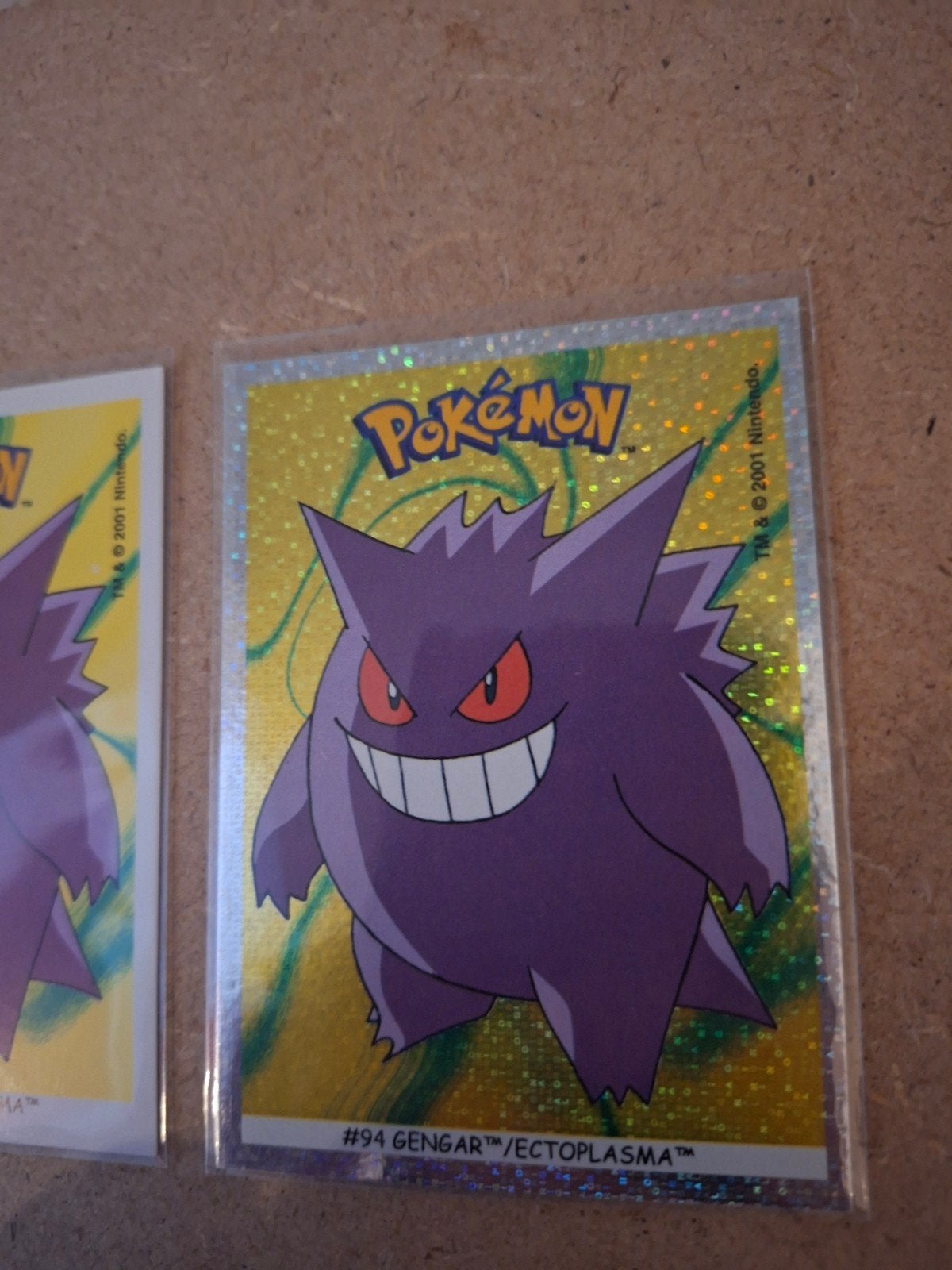 Zeldzame Pokémon Dunkin boomer gengar 94, Ophalen of Verzenden, Zo goed als nieuw, Booster