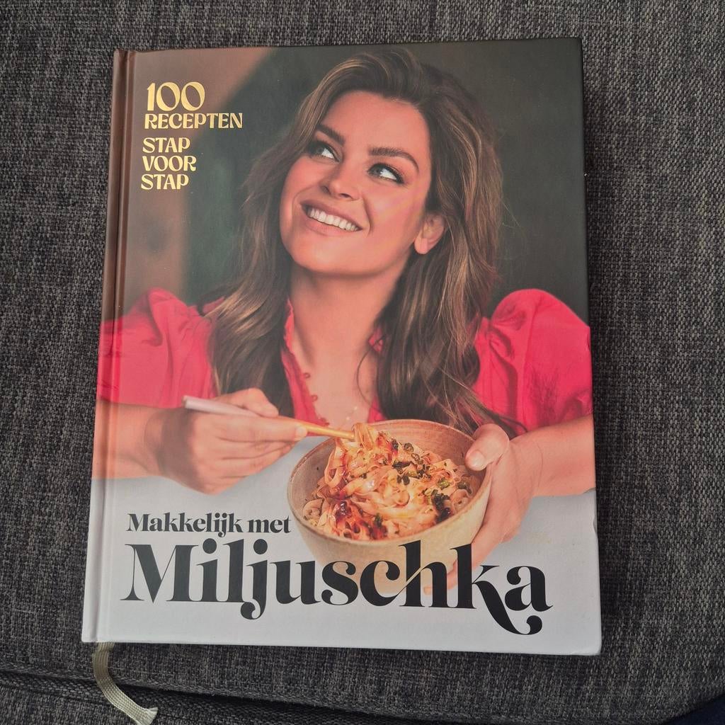 Kookboek: Makkelijk met Miljuschka - 100 recepten, Boeken, Kookboeken, Zo goed als nieuw, Voorgerechten en Soepen, Hoofdgerechten