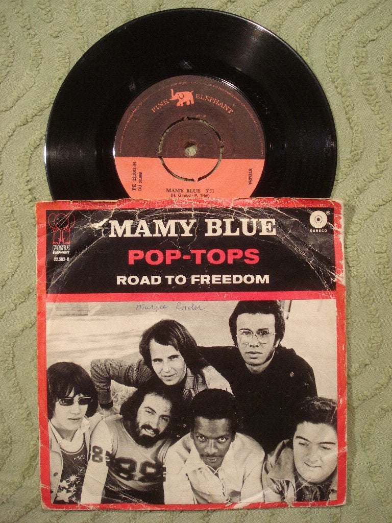 Pop Tops 7" Vinyl Single: ‘Mamy Blue’ (Nederland), Ophalen of Verzenden, Gebruikt, 7 inch, Pop