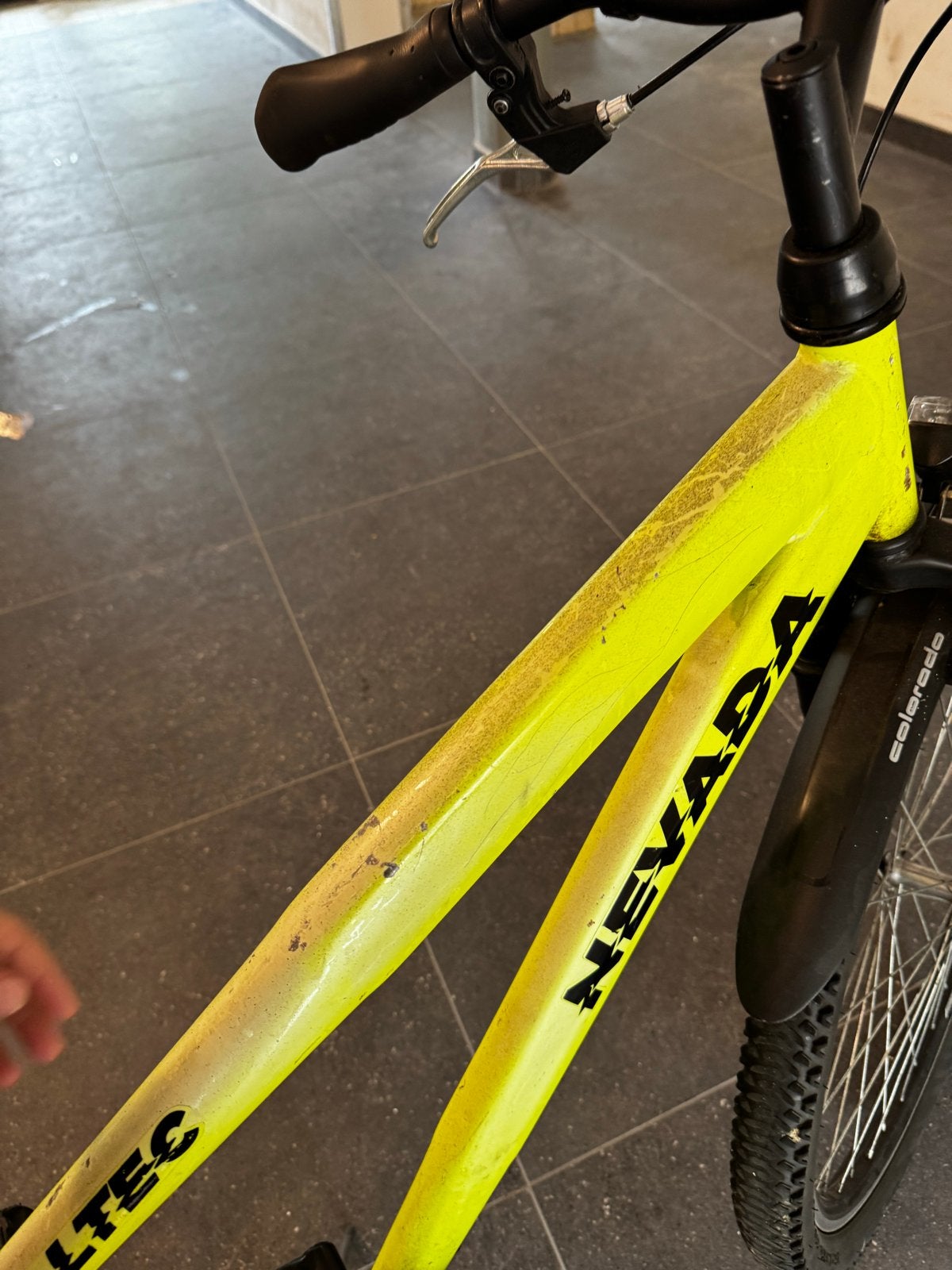 Altec Nevada Mountainbike - Geel - Gebruikt voor 9 jaar, Gebruikt, Velgrem, Versnellingen, Minder dan 49 cm
