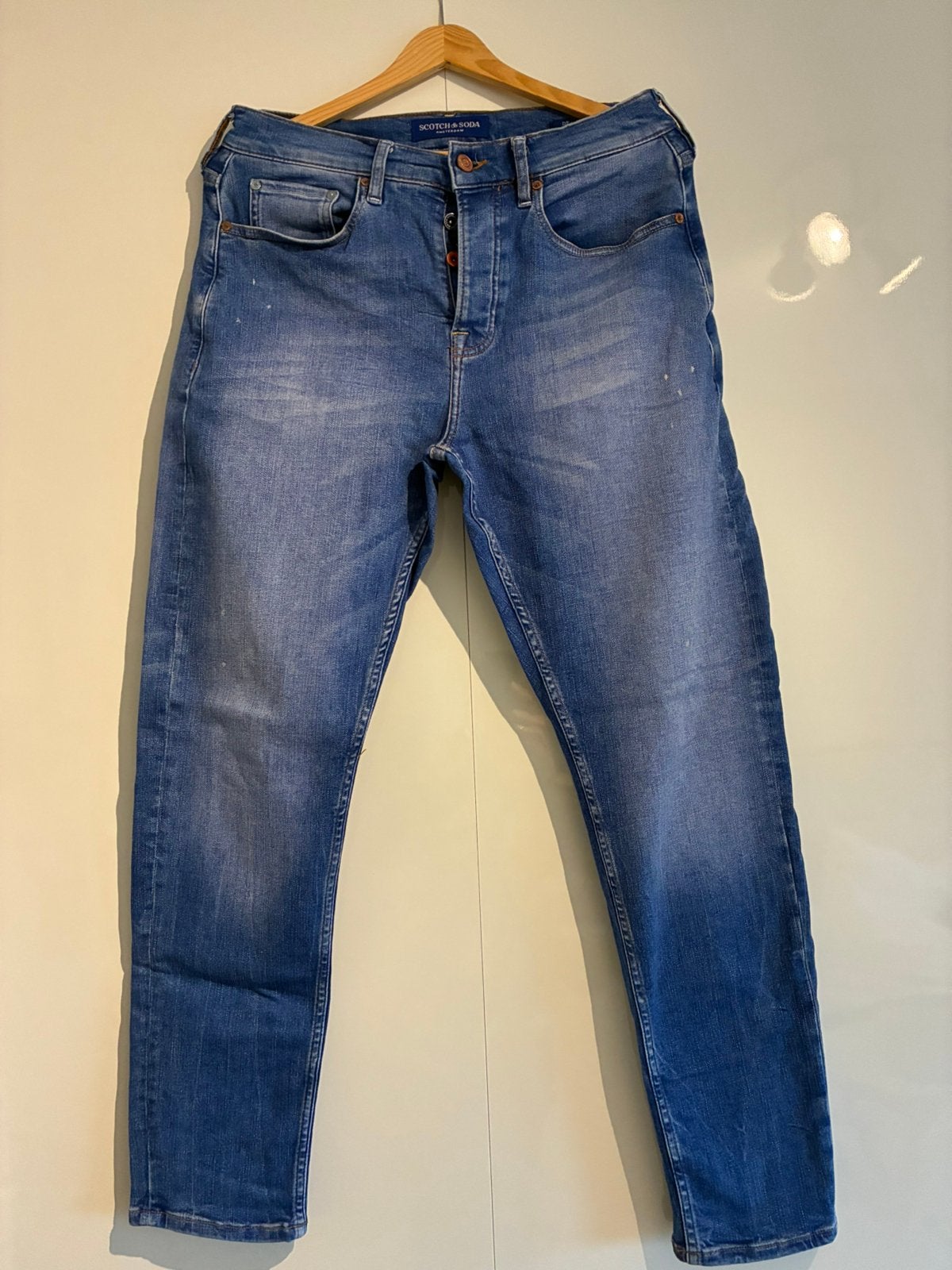 Scotch and Soda spijkerbroek Dean mt.30/32, Ophalen of Verzenden, Zo goed als nieuw, Blauw, W32 (confectie 46) of kleiner
