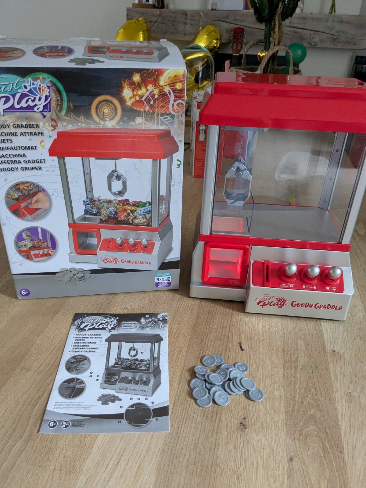 Just Play Goody Grabber - Grijpmachine met munten, Ophalen, Zo goed als nieuw, Jongen of Meisje