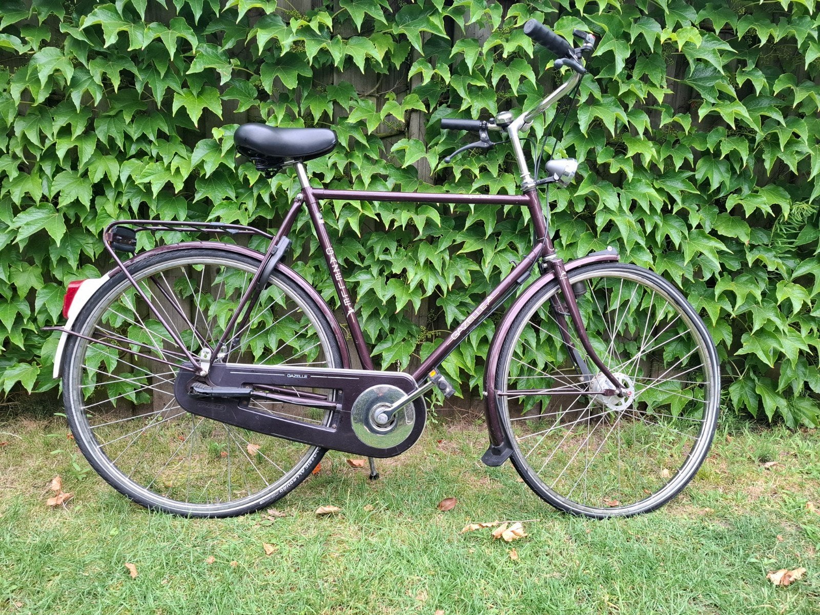 Stevige herenfiets Gazelle, framemaat 61, 59 cm of meer, Ophalen, Trommelrem, Gazelle