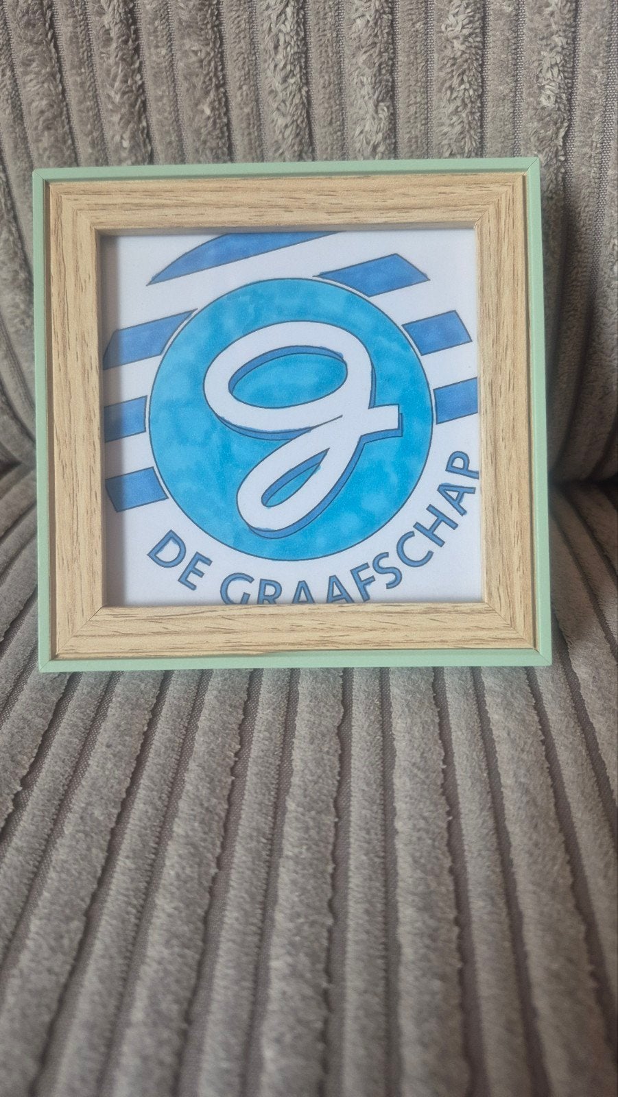 De Graafschap fotolijstje, Nieuw, Ophalen of Verzenden, Fotolijst, Met afbeelding