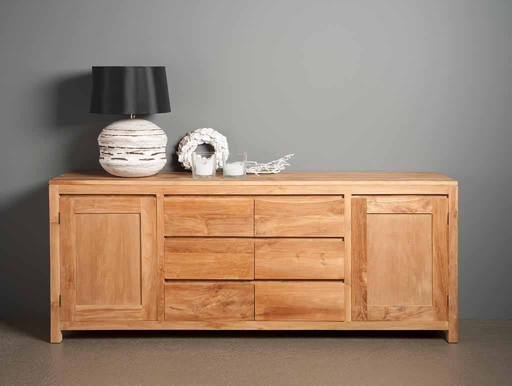 *ACTIE* Dressoir Corona Teak Hout Gratis Bezorging (4), Huis en Inrichting, 150 tot 200 cm, Teakhout, Ophalen of Verzenden, Dressoir KastTeak Hout Woonprogramma Gratis Bezorging