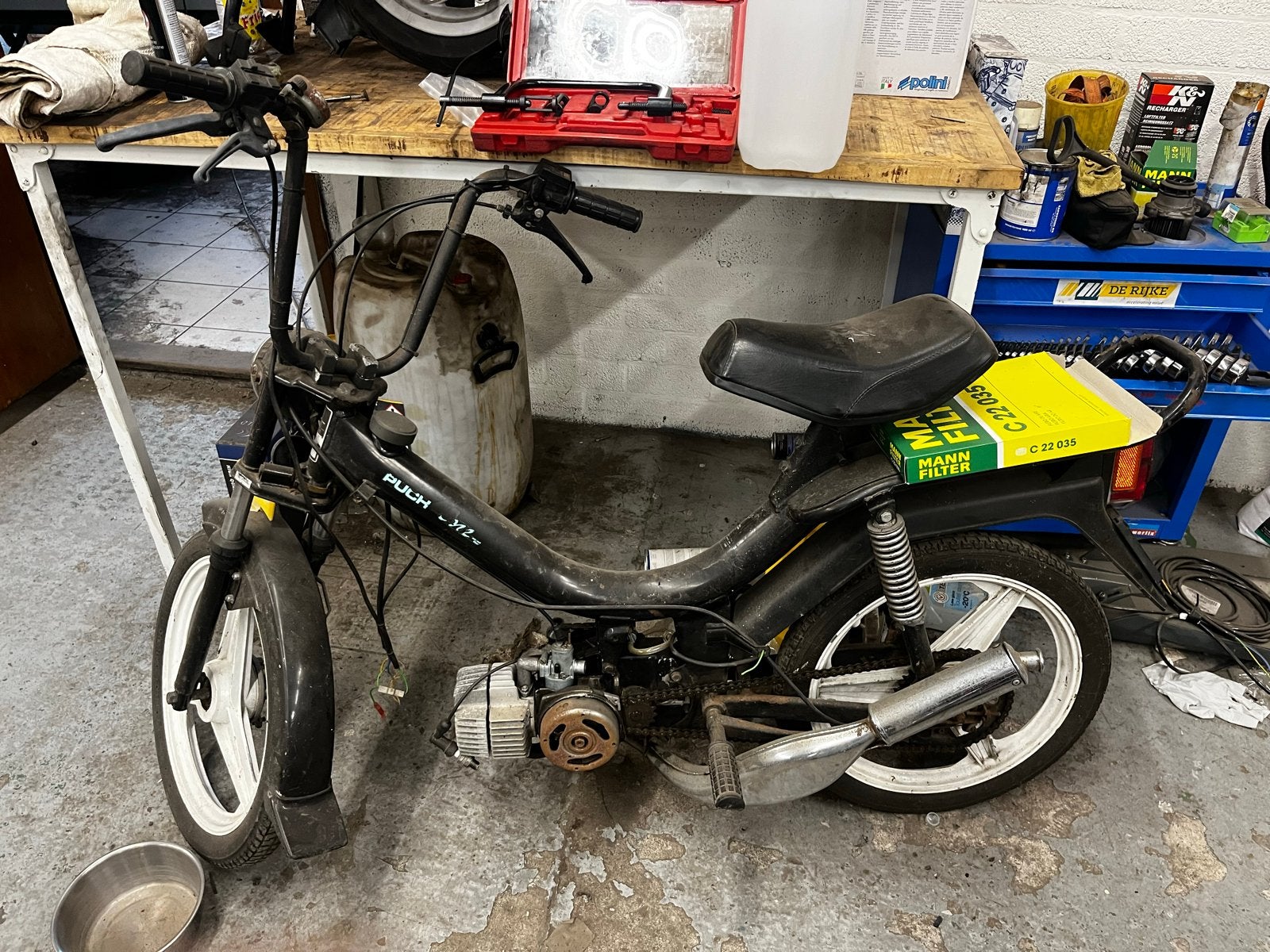 Puch Maxi S bromfiets - Opknapper, Fietsen en Brommers, Brommers | Puch, Gebruikt, Maxi, Maximaal 45 km/u, Ophalen of Verzenden