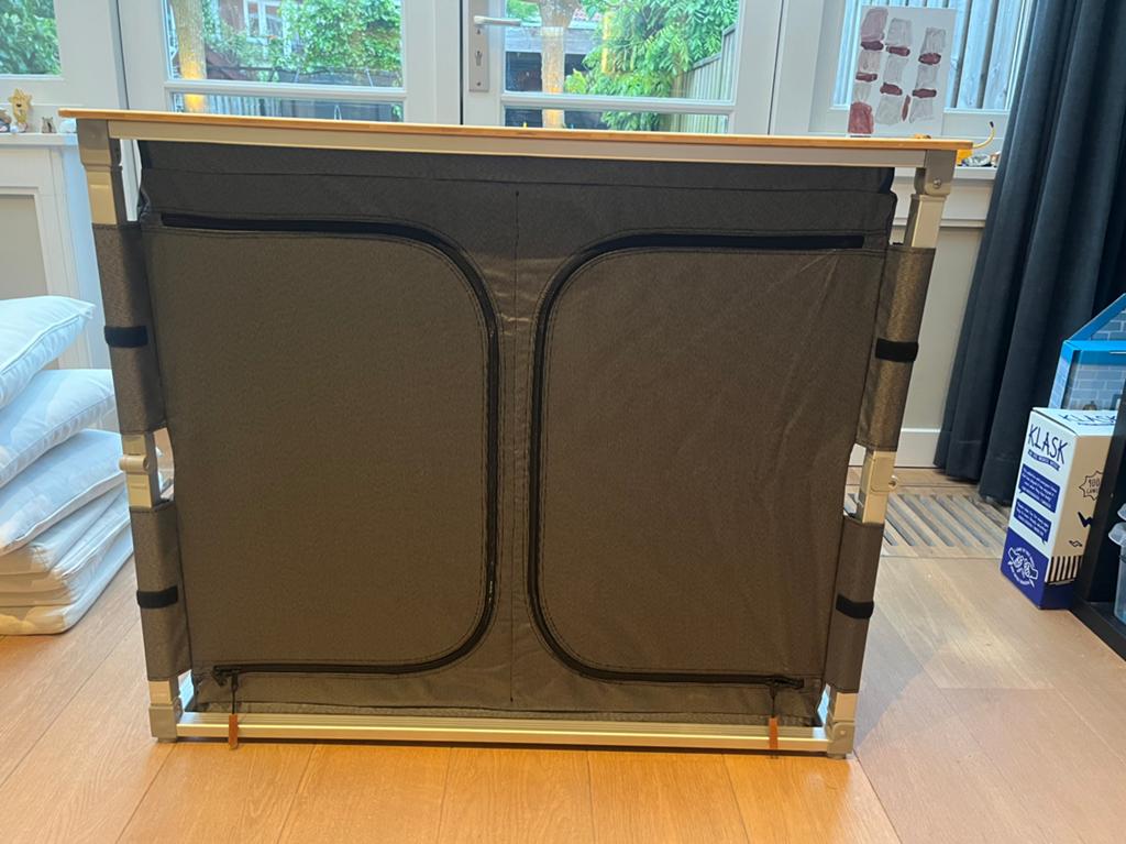 Obelink bamboo quick camping kast, Ophalen, Zo goed als nieuw, Campingkast